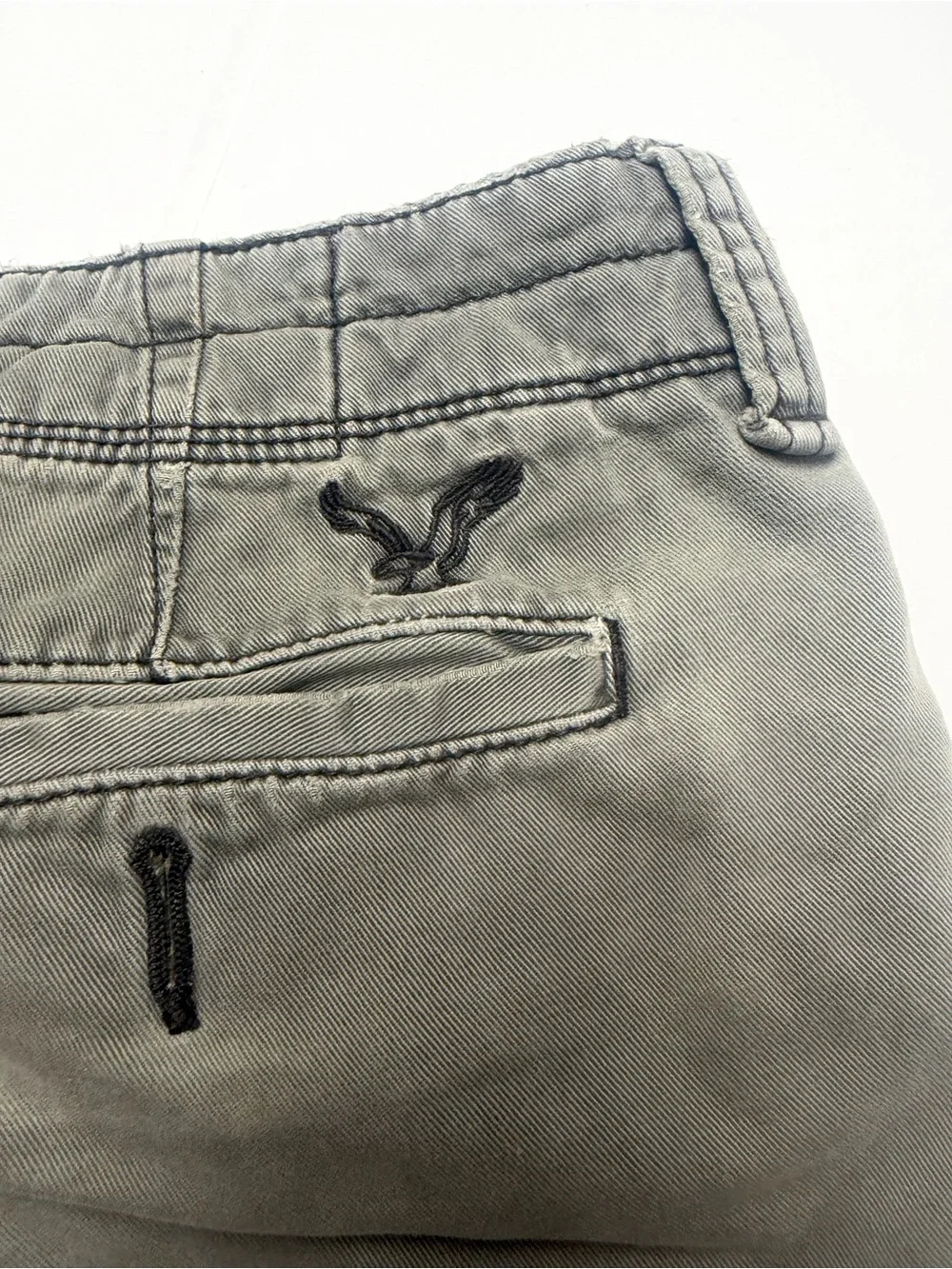 American Eagle Men's Olive Green Casual Shorts